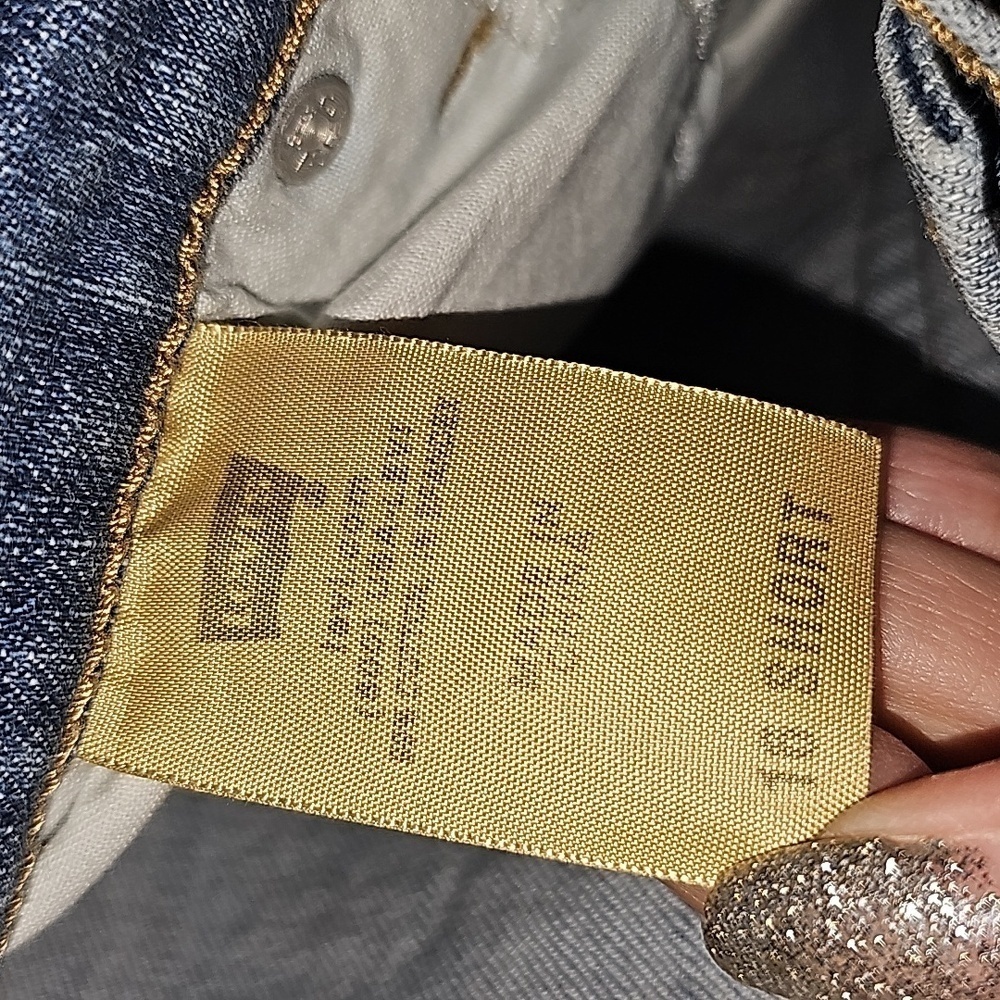 Levi's 512 perfect slimming boot cut blue jean size 16 short - Picture 3 of 4